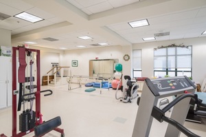 Gym in adult day health care facility
